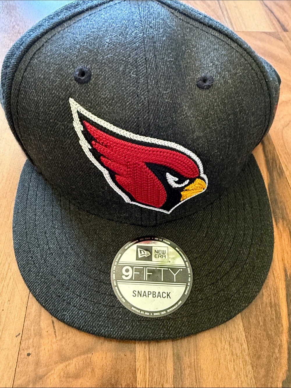New Era Gray Arizona Cardinals 9FIFTY Snapback Hat